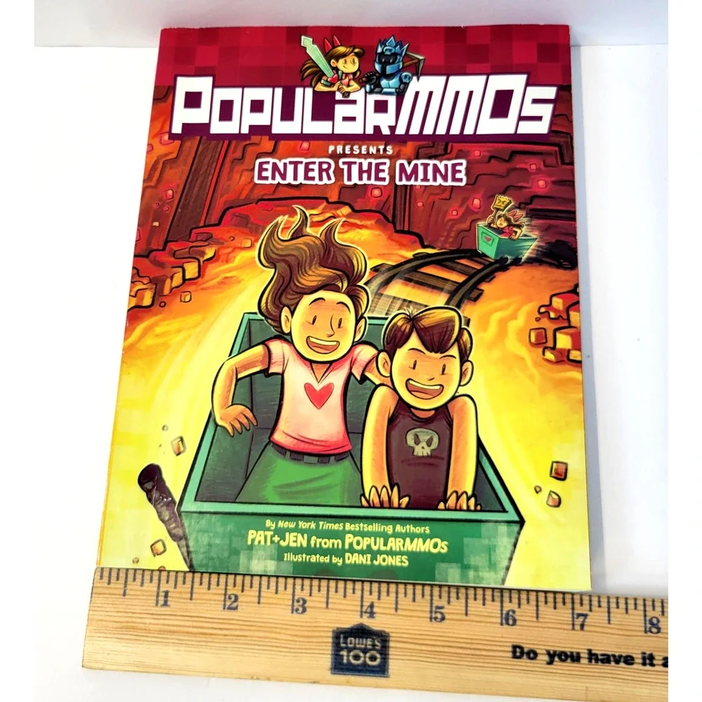 PopularMMOs Presents Enter‎ The Mine Pat & Jen 2019 PB Multicolor Graphic Novel